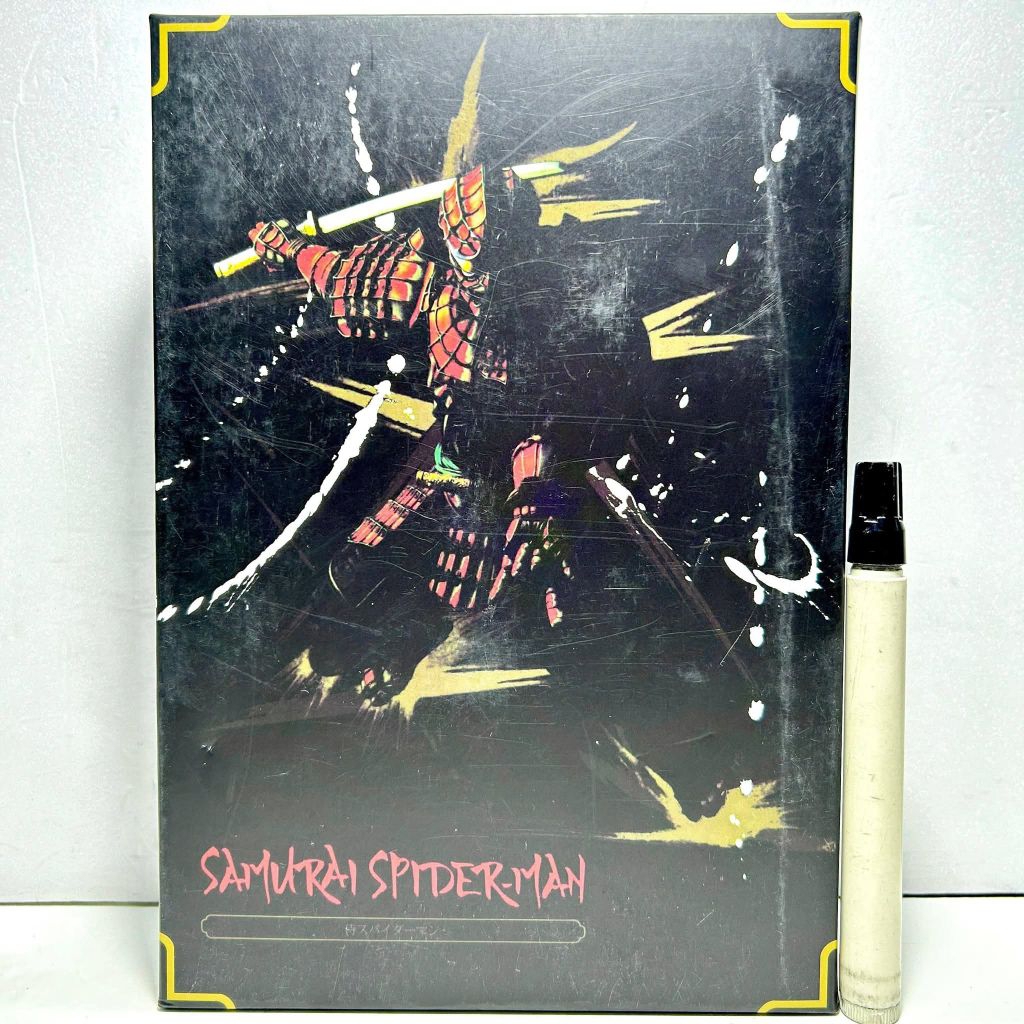 mainan action figureMeisho Movie Realization Samurai onmitsu black armor spiderman

tinggi sekitar 8