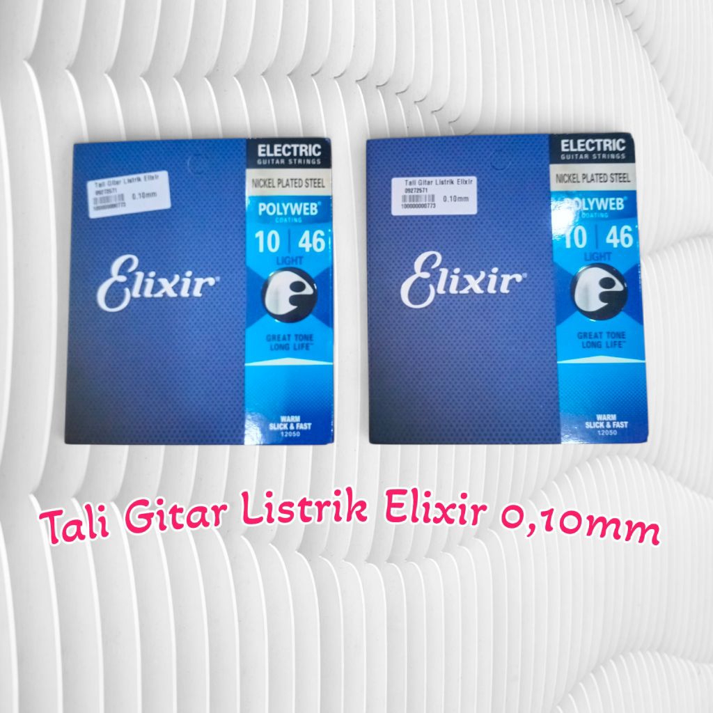 Tali Gitar Listrik / Senar Gitar Elektrik ELIXIR Full Set 6 Tali Original