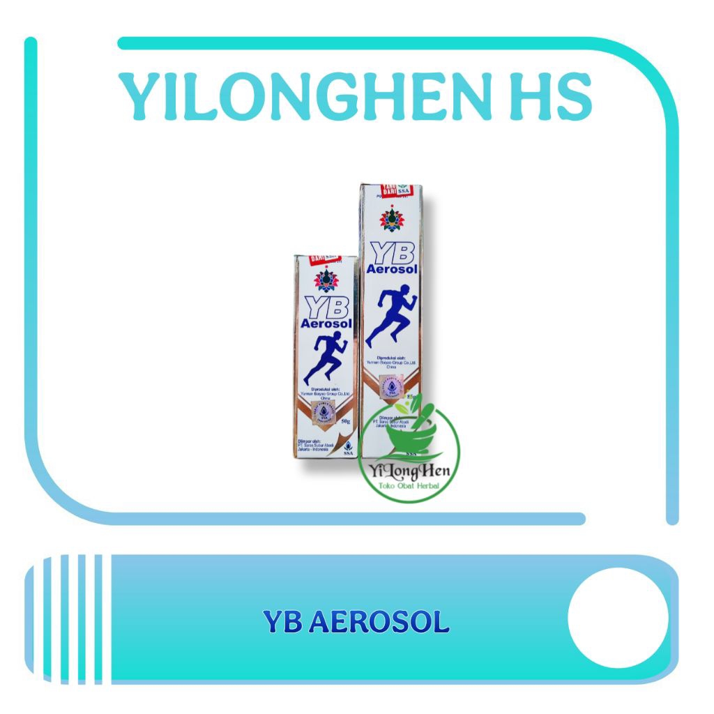 YB Aerosol Yunnan Baiyao Aerosol Obat Semprot Herbal China Untuk Nyeri Bengkak Memar Ketegangan Otot