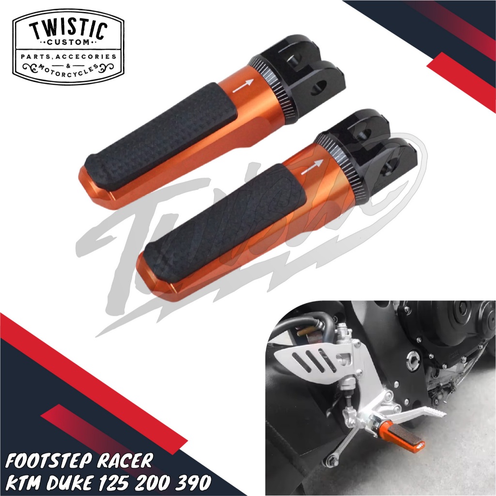 Footstep Foot Pegs Pijakan Injekan Kaki Racer Motor KTM DUKE 125 200 390