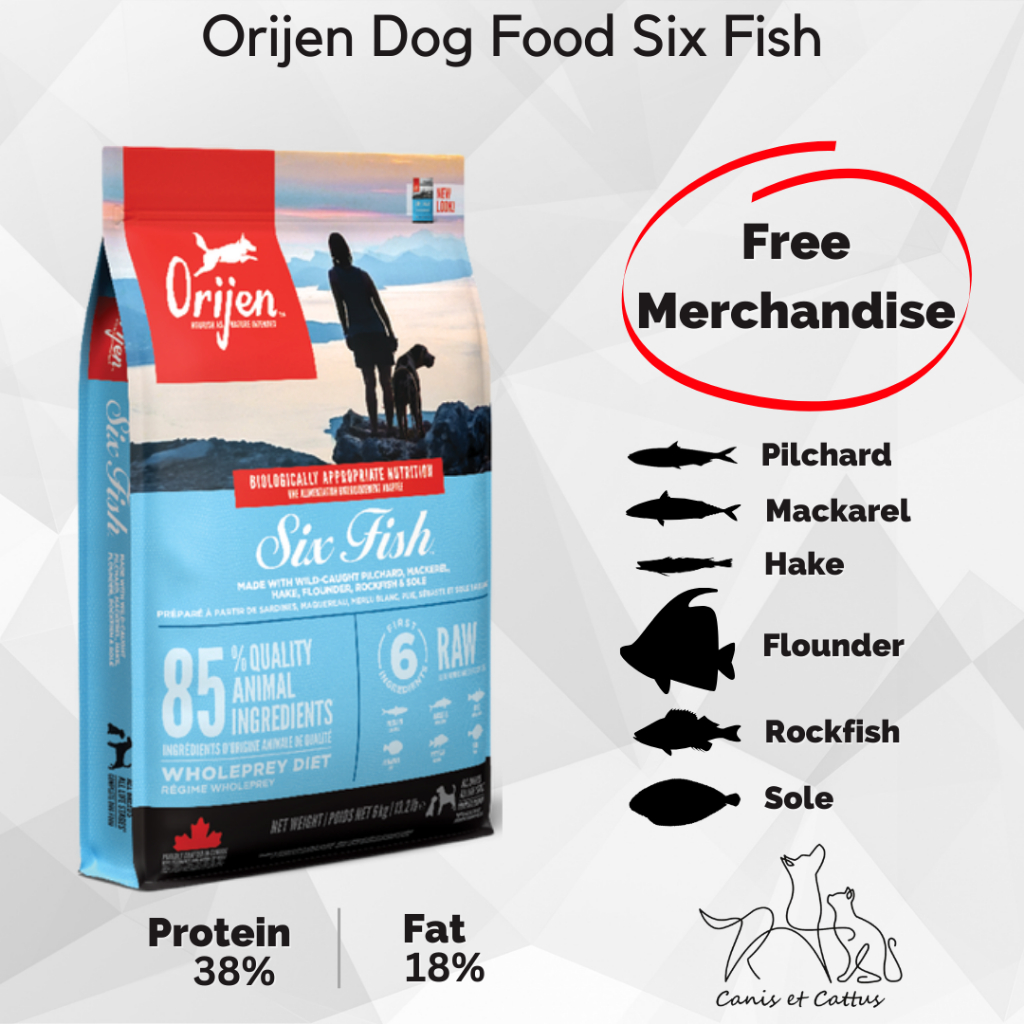 Orijen Dog Food Six Fish 2 kg