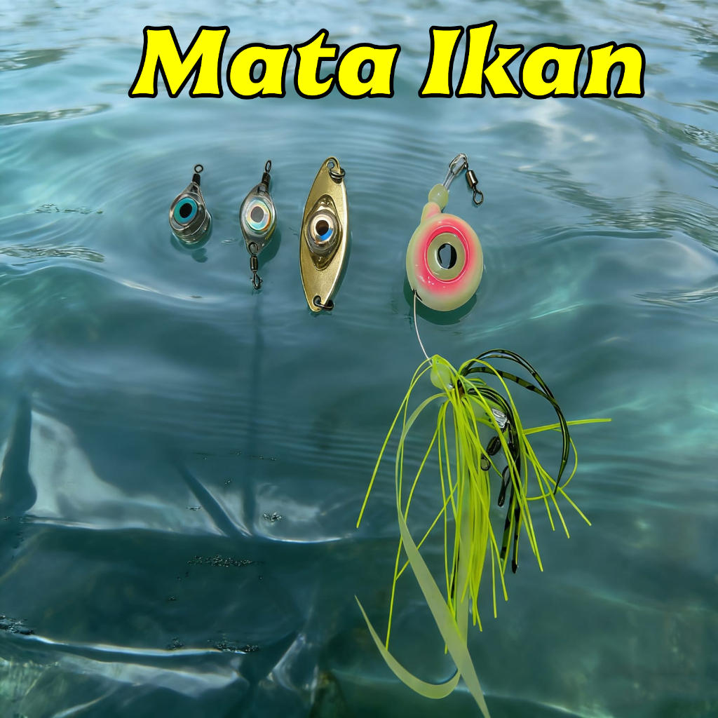 (Flash sale) Umpan mata Cumi lampu LED RGB memancing cumi-cumi eging