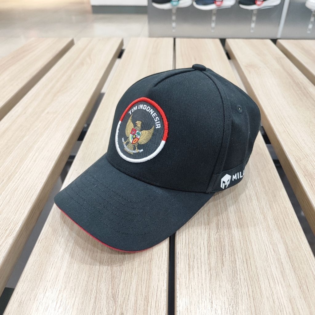 Topi - MILLS Tim Indonesia Cap - Black [09104083] - Original