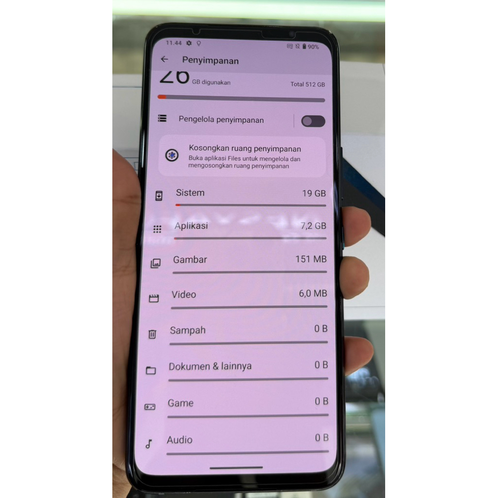 rog phone 6 pro  18/512