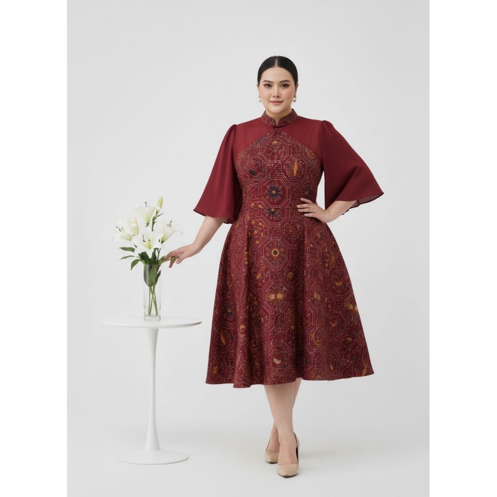 Divana Dress Cheongsam Modern Plussize Bigsize