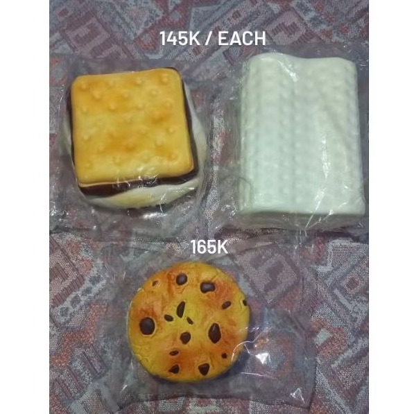 JUAL SQUISHY MIDO MURAH, LATEX, SMORES, THICK COOKIES