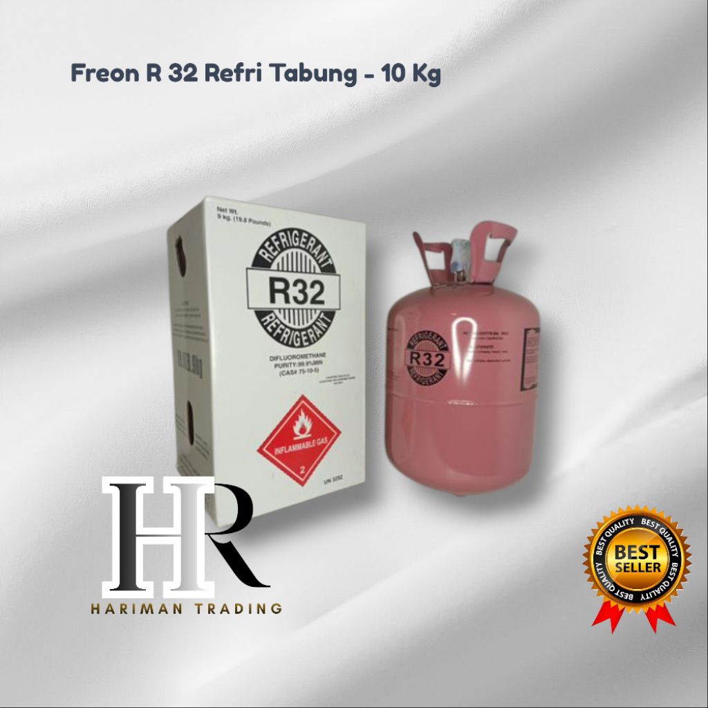 Freon R 32 Refri Tabung - Berat Bersih 10 Kg