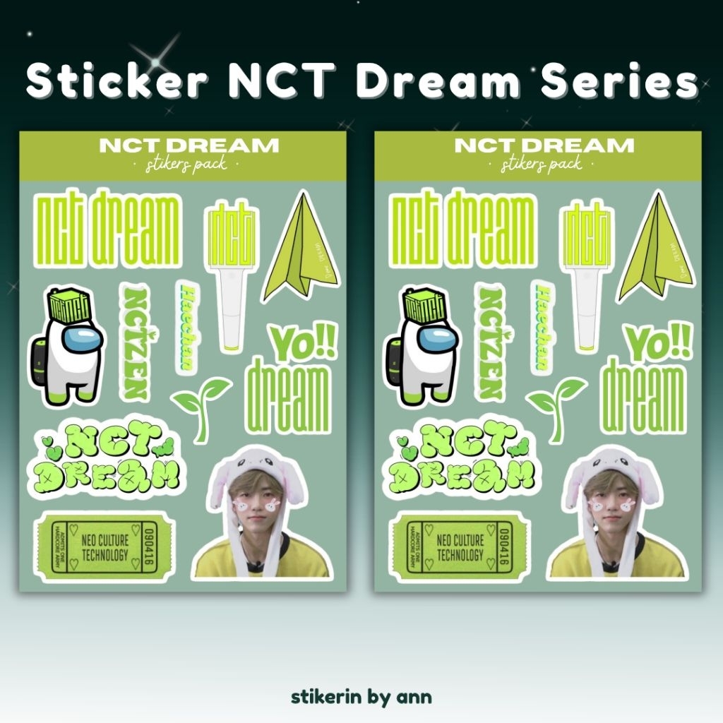 Stiker Nct Dream Vynil Waterproof | Kiss Cut | Baca Deskripsi | Stiker laptop helm Ipad hp buku scra