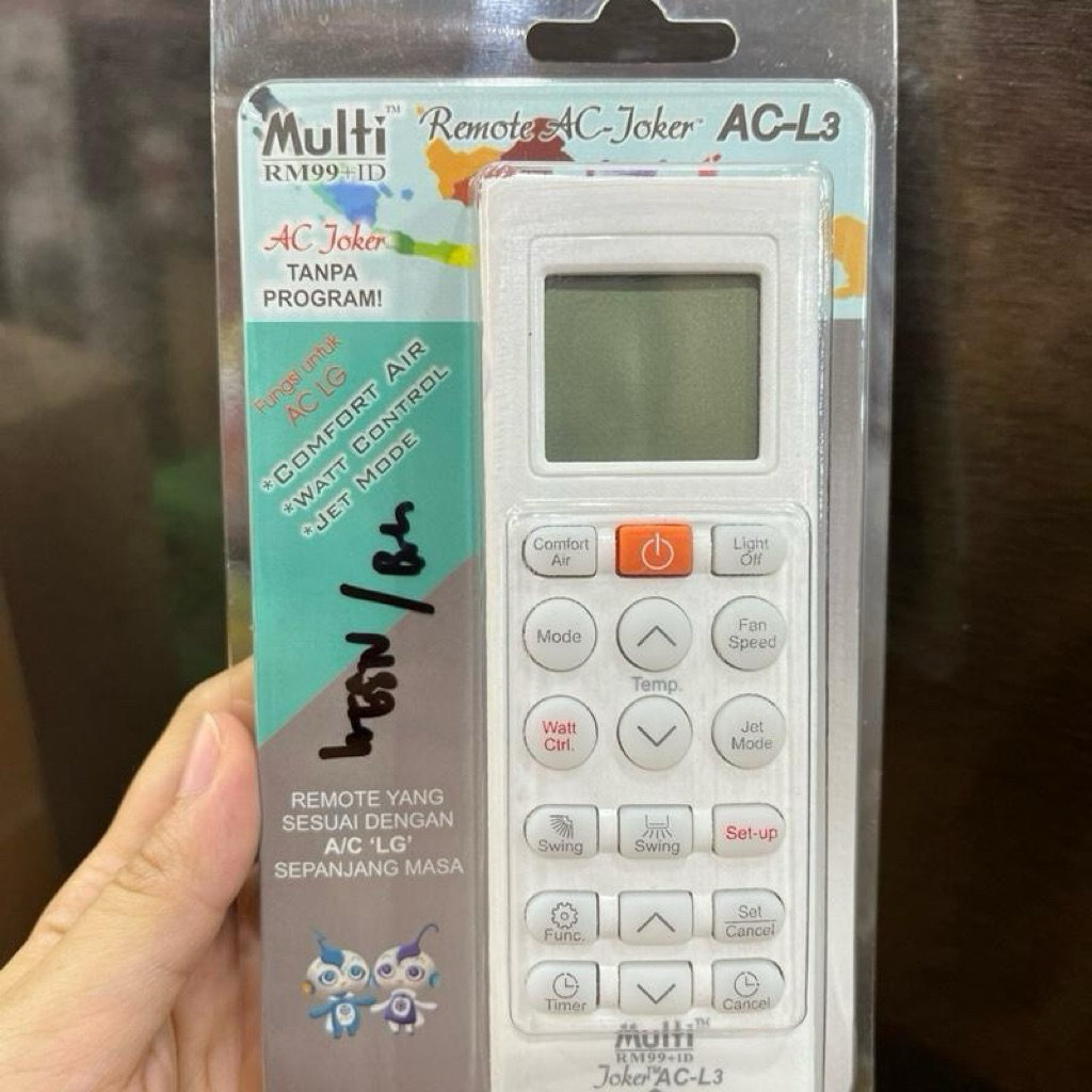 REMOT AC LG - REMOT KHUSUS AC LG - REMOT AC LG TANPA PROGRAM - REMOTE AC MURAH