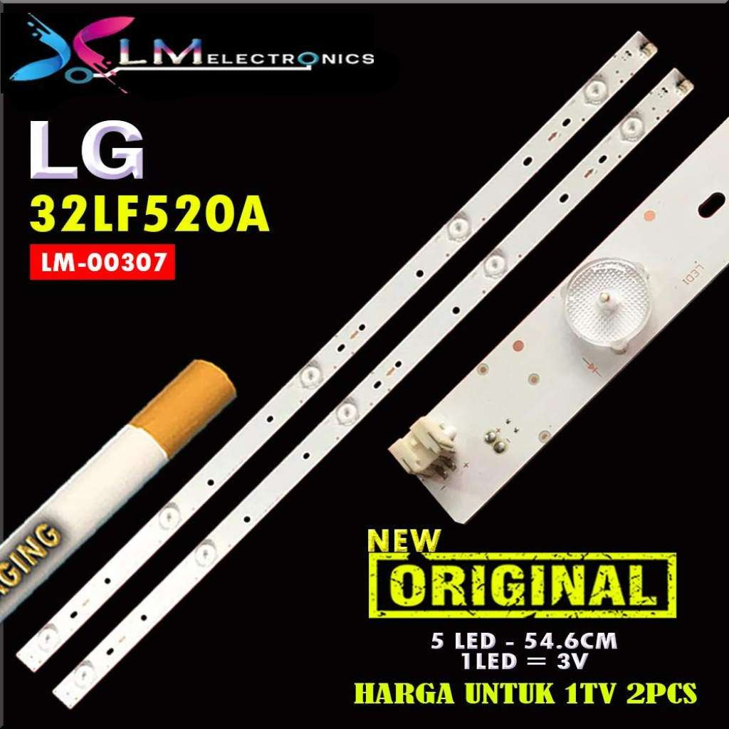 BACKLIGHT TV LED LG 32LF520A 32LF520 BACKLIGHT LG 32LF520 A 3V 5LED