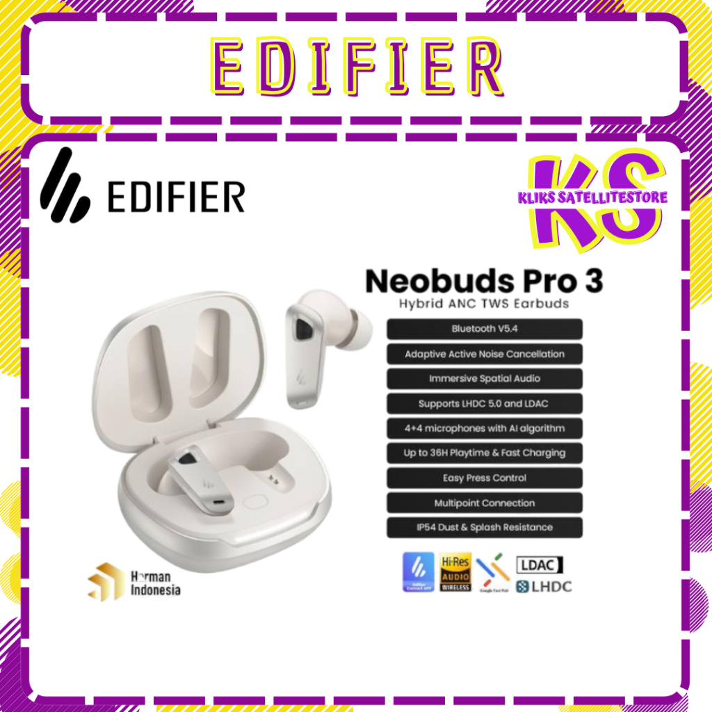 Edifier Neobuds Pro 3 True wireless Noice Cancellation Earbuds