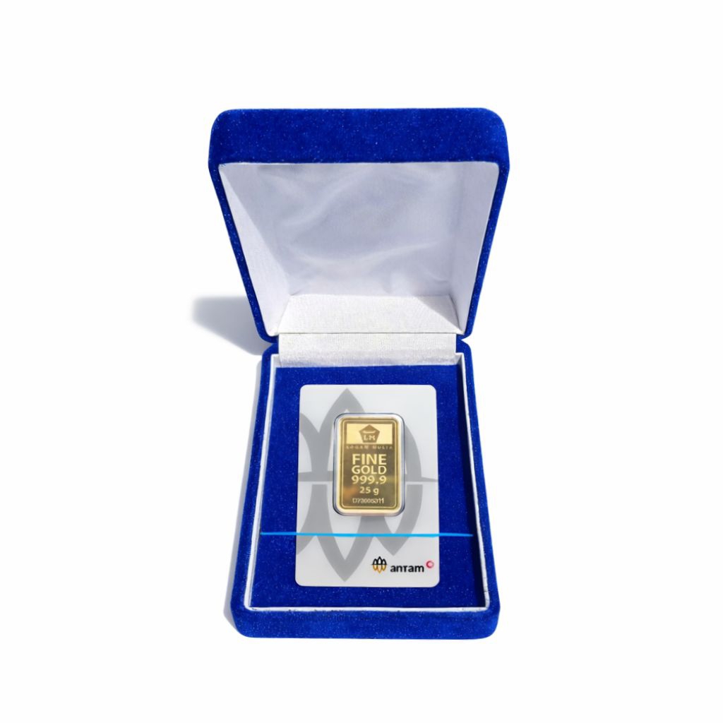 Twentytwo Jewellry - Kotak Perhiasan/Kotak Emas Logam Mulia LM UBS Biru