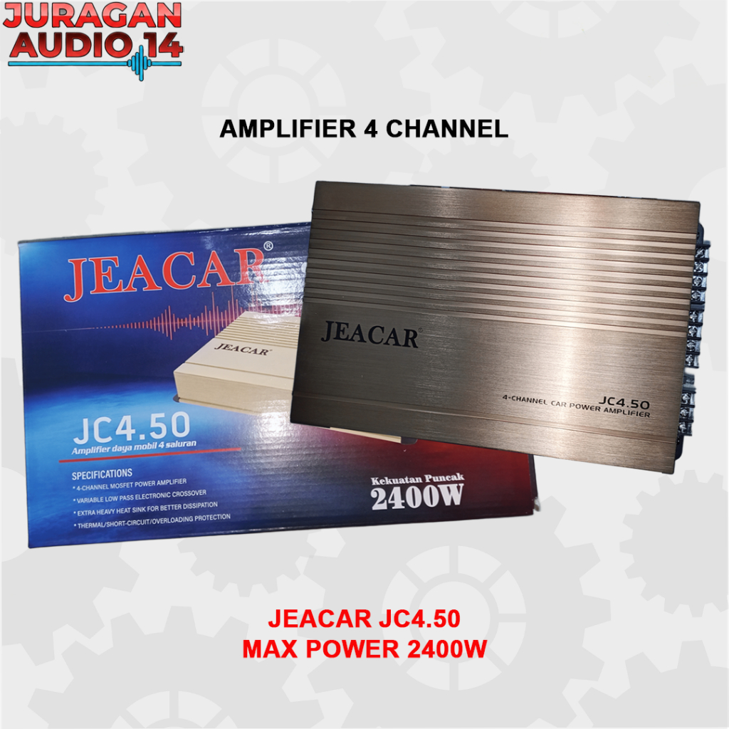 POWER AMPLIFIER 4 CHANNEL JEACAR JC 4.50