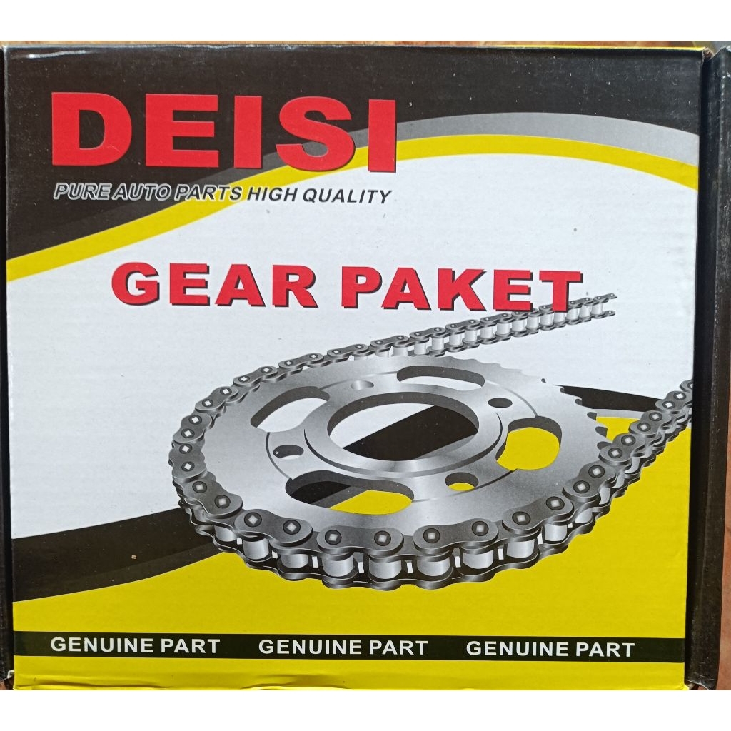 Gear set Supra x /fit new Ukuran 428H -104L -15T/40T