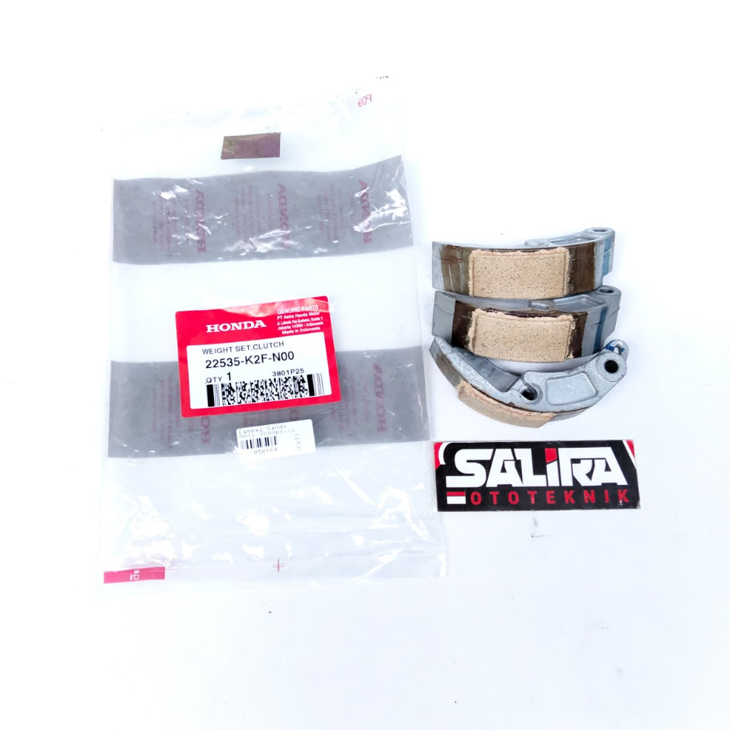 Kampas Kopling Otomatis Ganda Only Motor Honda Scoopy FI 2021 2022 2024 Genio Beat 2024 Orisinil AHM
