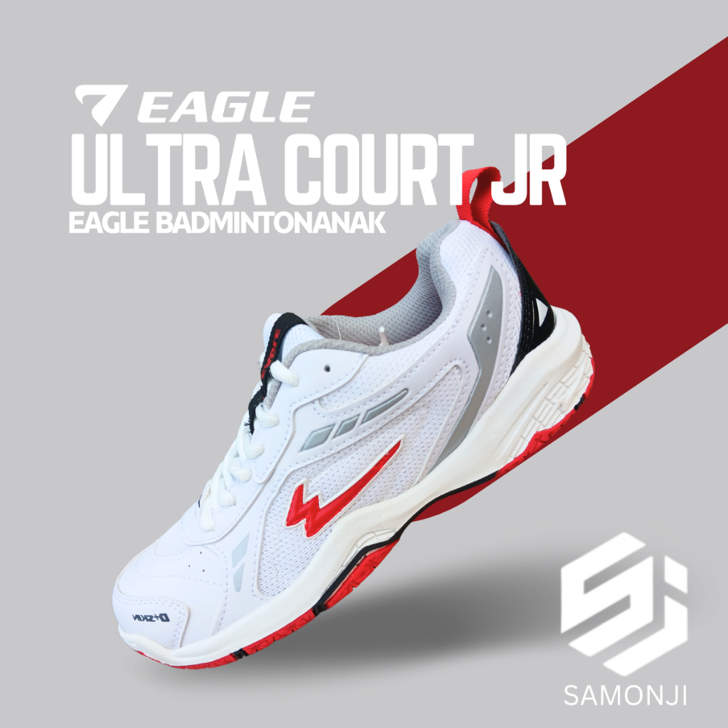EAGLE ULTRA COURT JR SEPATU ULTRACOURT JR BASKET BADMINTON ANAK SAMONJI
