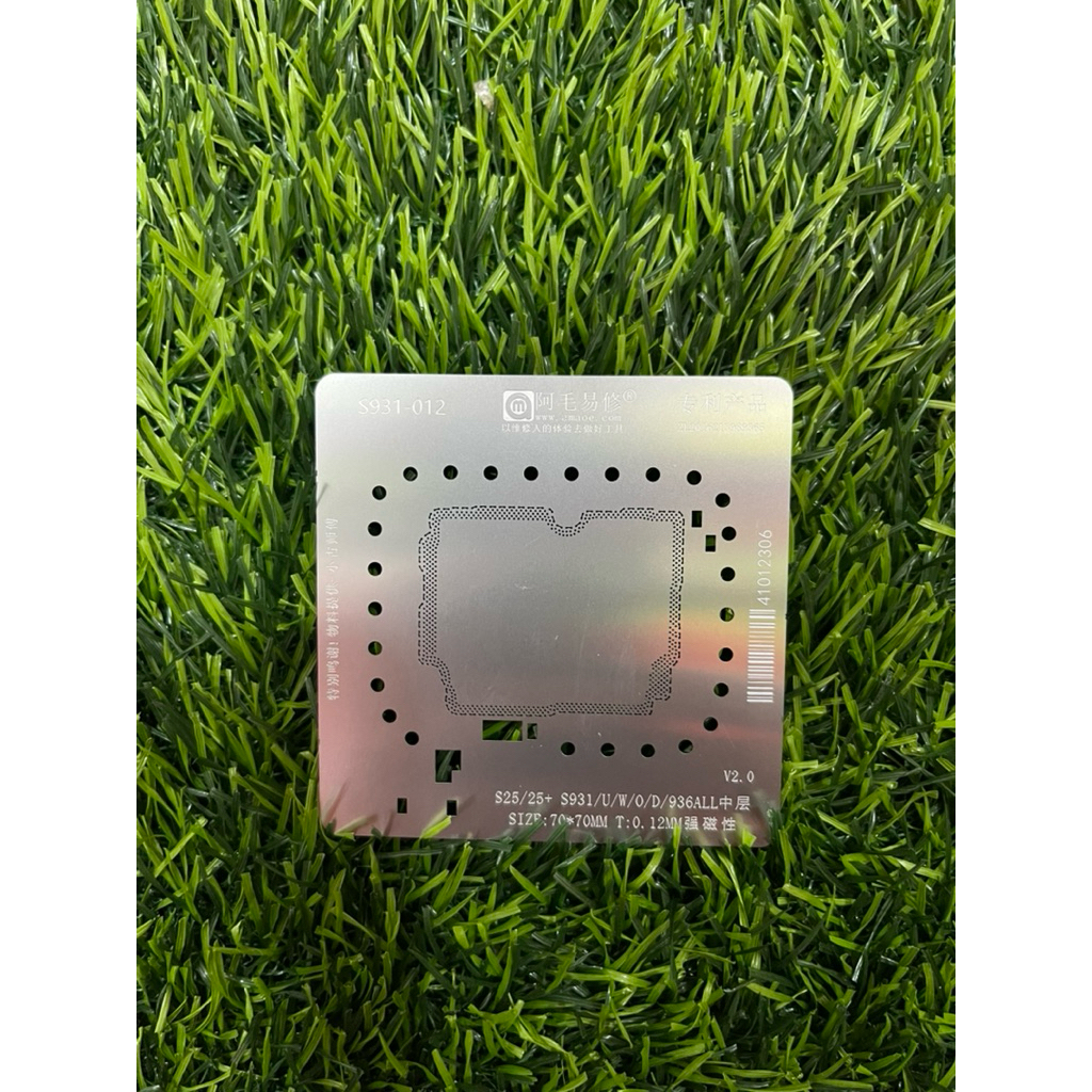PLAT CETAKAN BGA AMAOE S931-012 SAMSUNG S25 / S25+ / PLAT BGA IC ORIGINAL TERMURAH