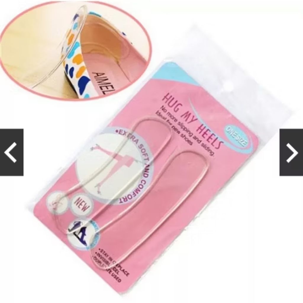 Insole Pelindung Kaki Anti Lecet Protektor Gel Silikon Sepatu