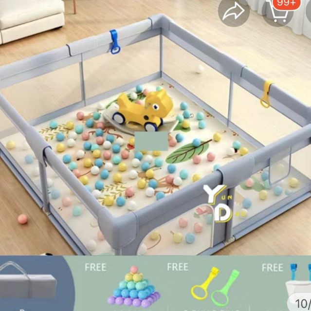 Preloved Baby Toy Pagar dan Bola