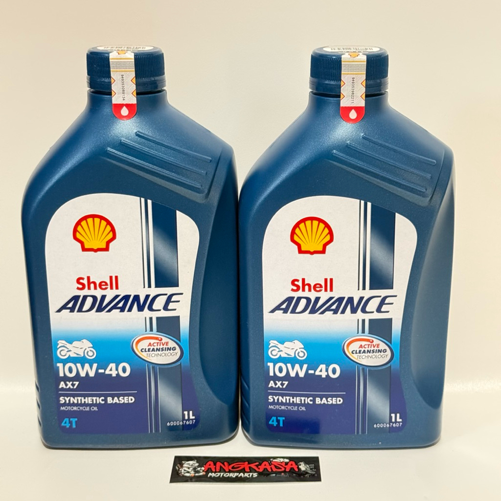 OLI SHELL ADVANCE AX7 BIRU 1 LITER