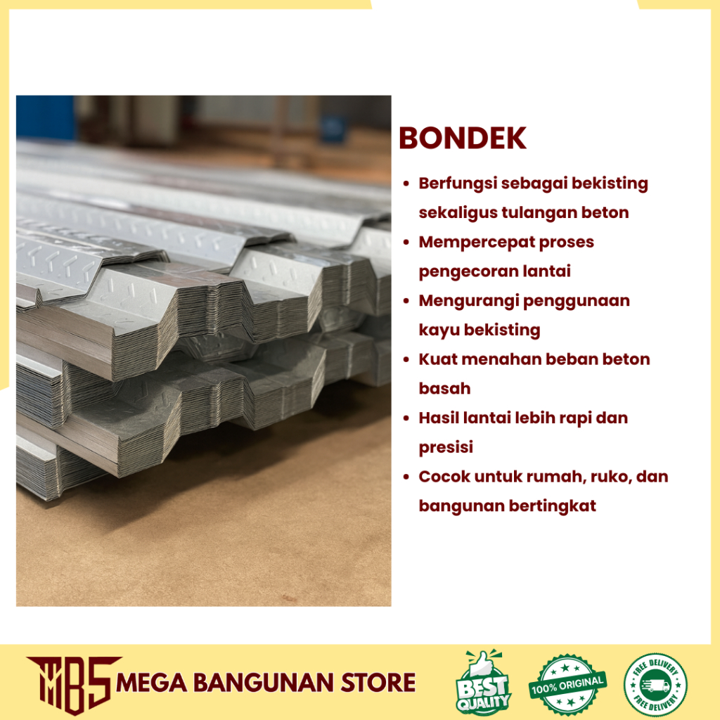 bondek 0.75 full 4m,5m,6m