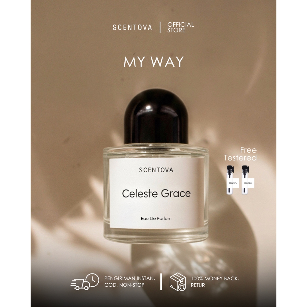 Scentova - My Way - Parfum Pria dan Wanita Premium Tahan Lama - Fresh Aromatic Fougere FREE TESTER E