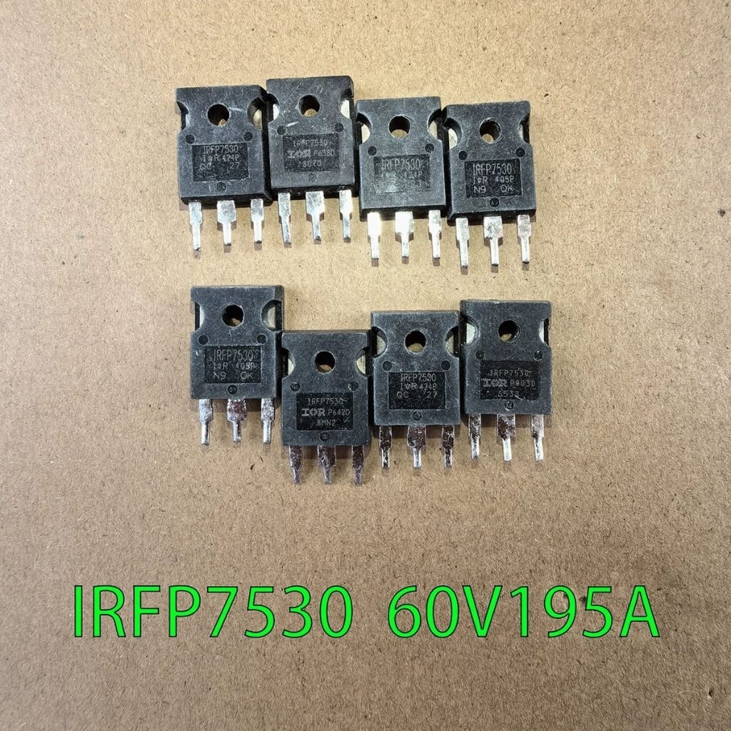 MOSFET N-channel IRFP7530 CABUTAN ASLI TO-247 60V 195A SAMUS SUSAN PDC ULTRASONIC 1030SMP