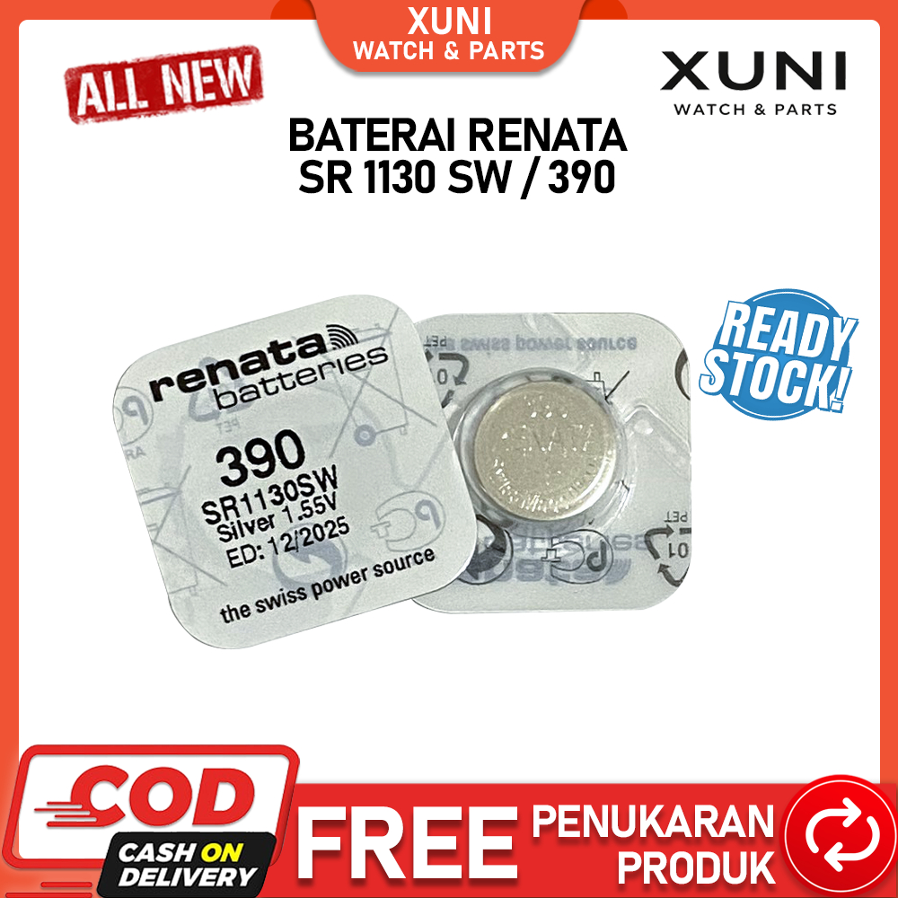 Baterai RENATA 390 Renata SR1130SW Renata 1130 SR1130 Renata 390 / SR 1130 SW Original