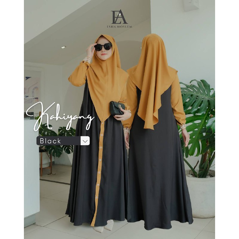 Gamis Abaya Kahiyang Original by Esha Moslem GAMIS BUSUI FRIENDLY