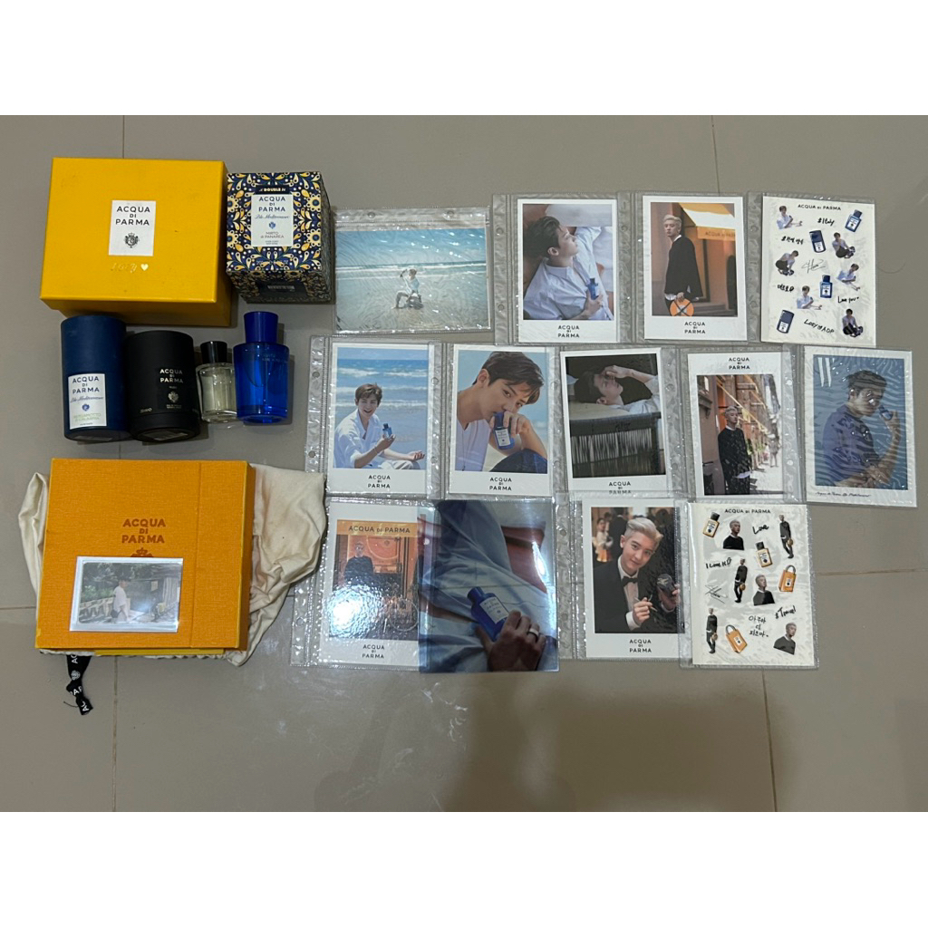 EXO Parfume Acqua Di Parma Signed Chanyeol Bali Photocard x Loey set