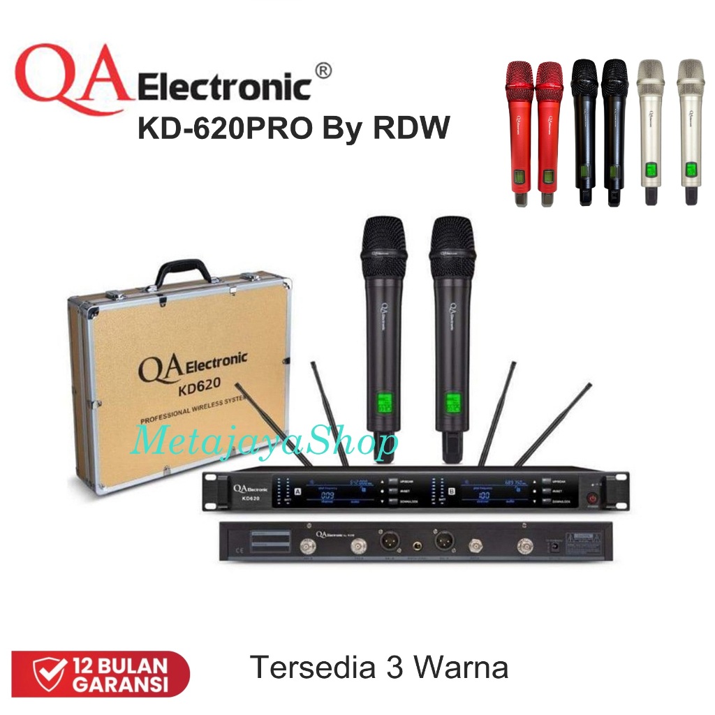 Mic wireless QAelectronic KD620PRO original by rdw kd 620 pro