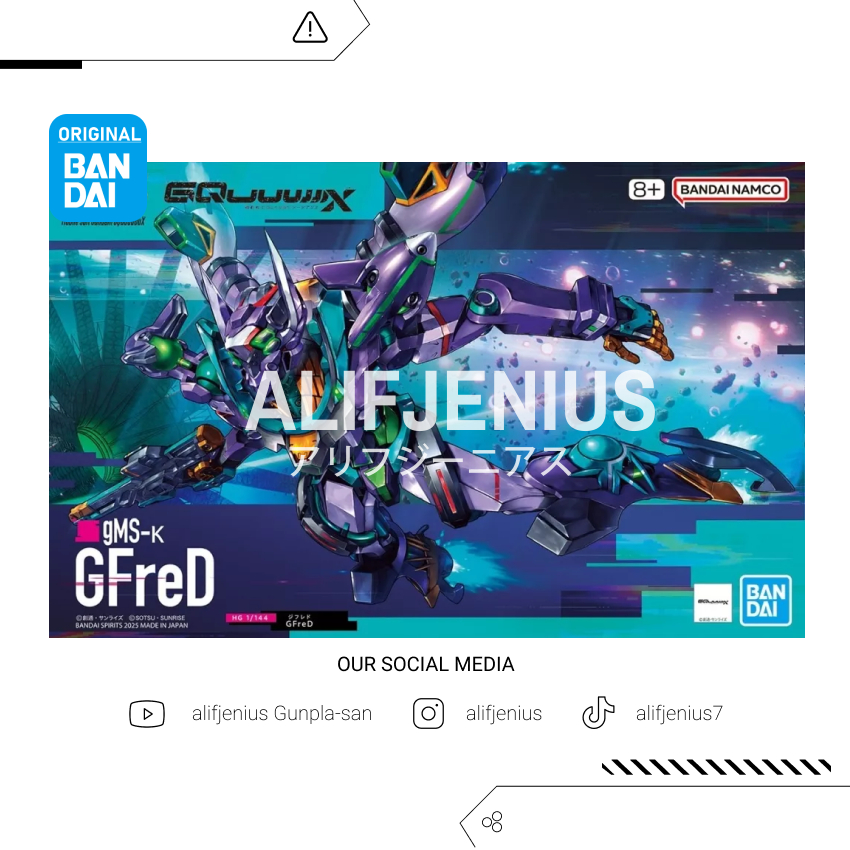 [BANDAI] HG 1/144 GFreD Mobile Suit Gundam GQuuuuuuX READY STOCK