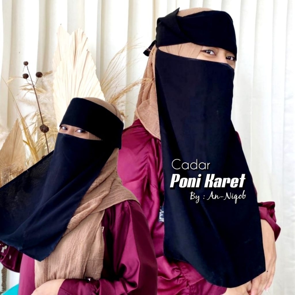 CADAR PULL DOWN  NIQOB BANDANA PONI KARET MAKAN