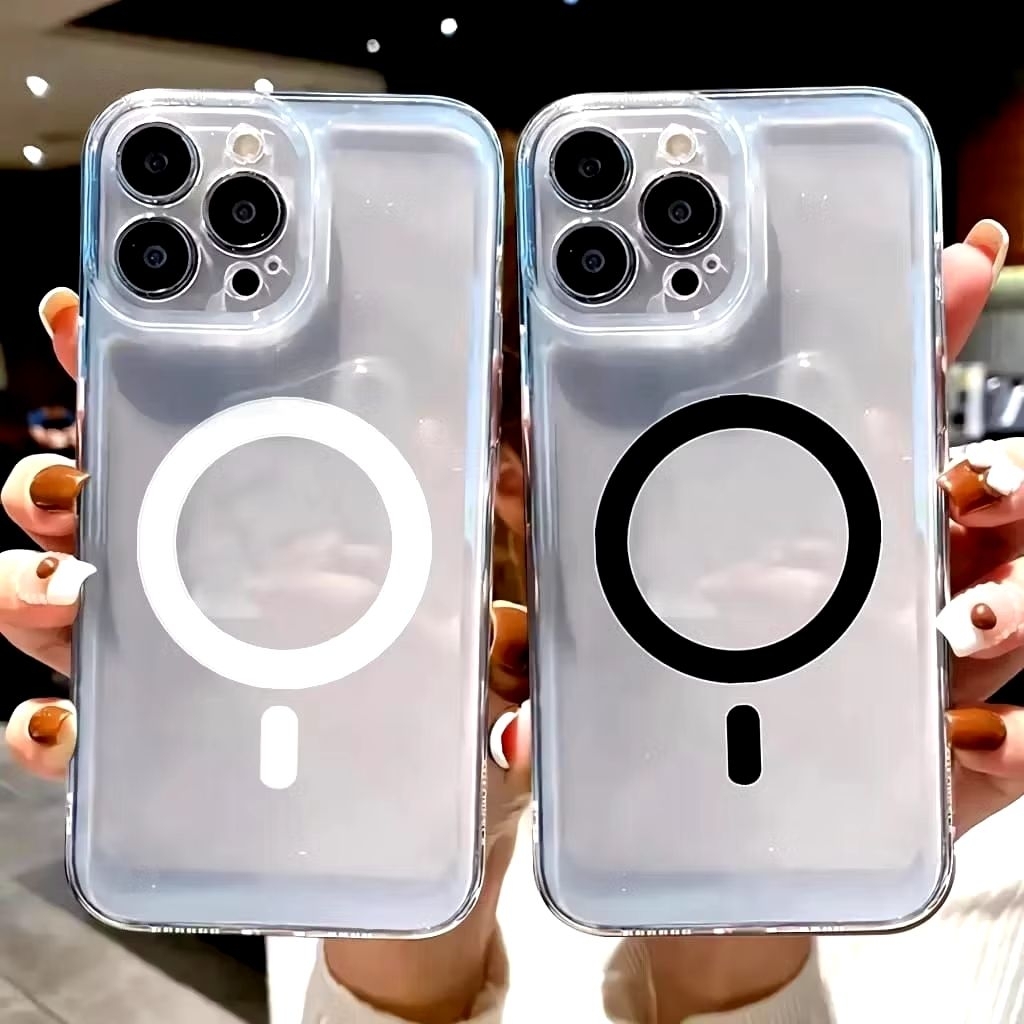 Case Clear MagSafe OPPO 6 4G 6 5G 6 PRO 5G 7 5G 7 4G/8 4G 8 PRO 5G 8 PRO PLUS Hybrid Plate Hologram 