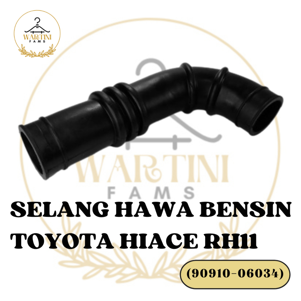 Karet Selang Hawa Filter Udara Bensin Mobil Toyota Hiace RH11 | Premium