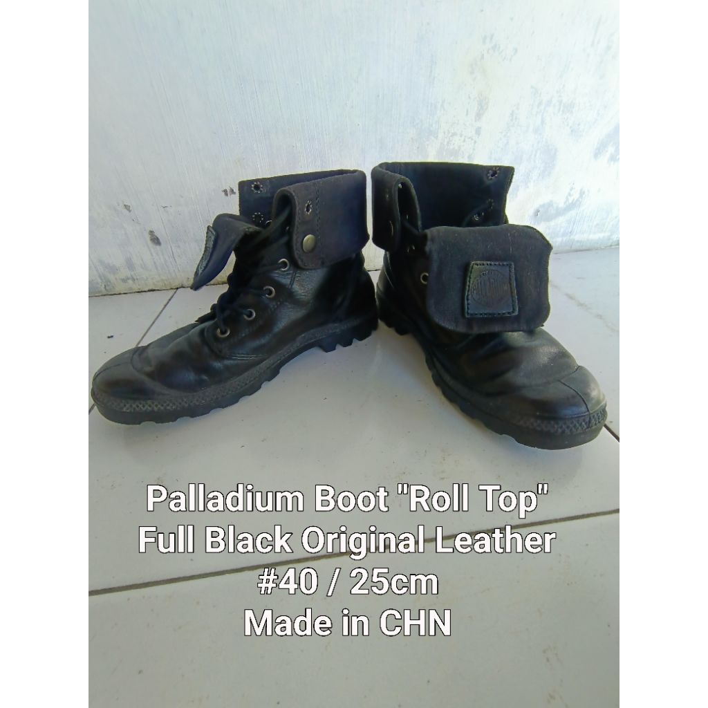 Palladium 'Roll Top' Sepatu Boot Pria (#40 / 25cm)