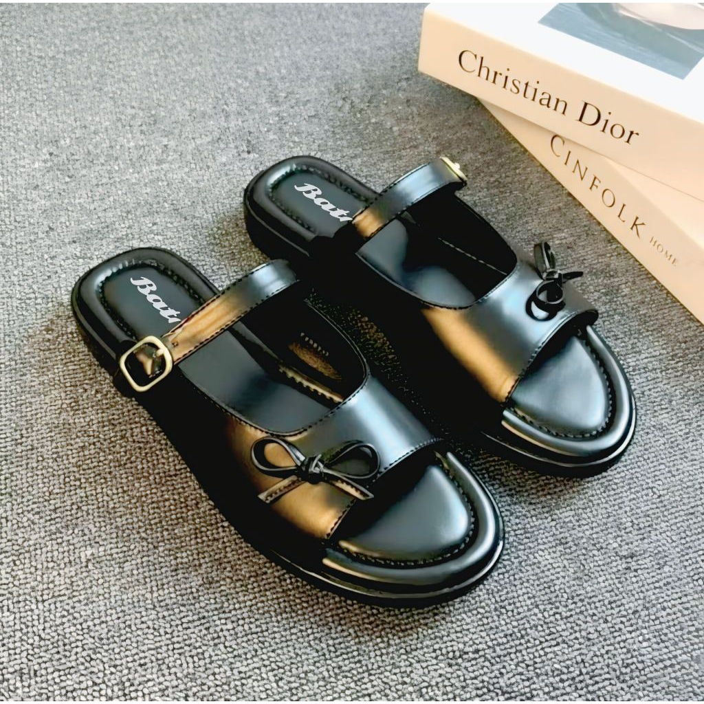 BATA Sandal Wanita Platform Detail Pita dan Gesper Elegan Nyaman (Size 36-40)