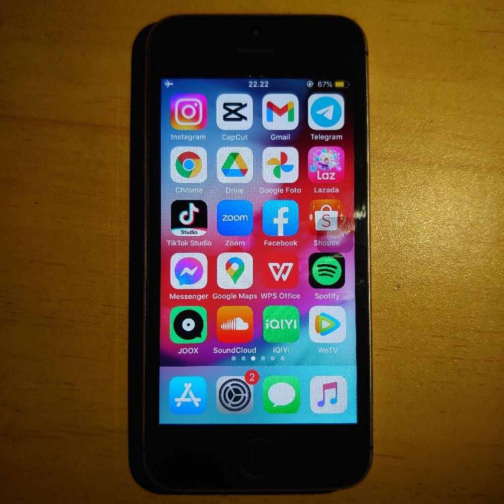 hp iphone 5s 32gb black wifi only 6h