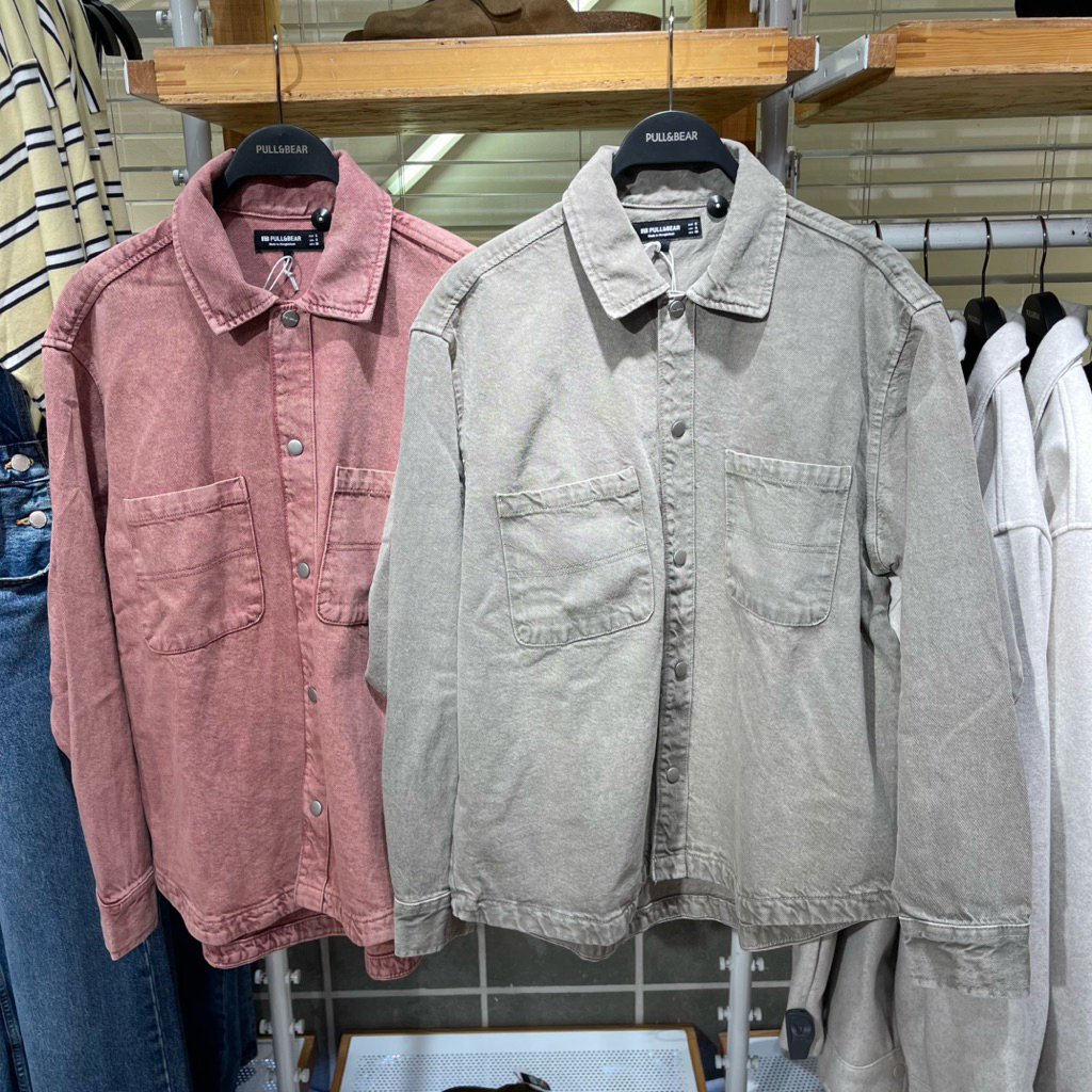 Kemeja Denim PULL&BEAR MEN Jastip (jasa titip)