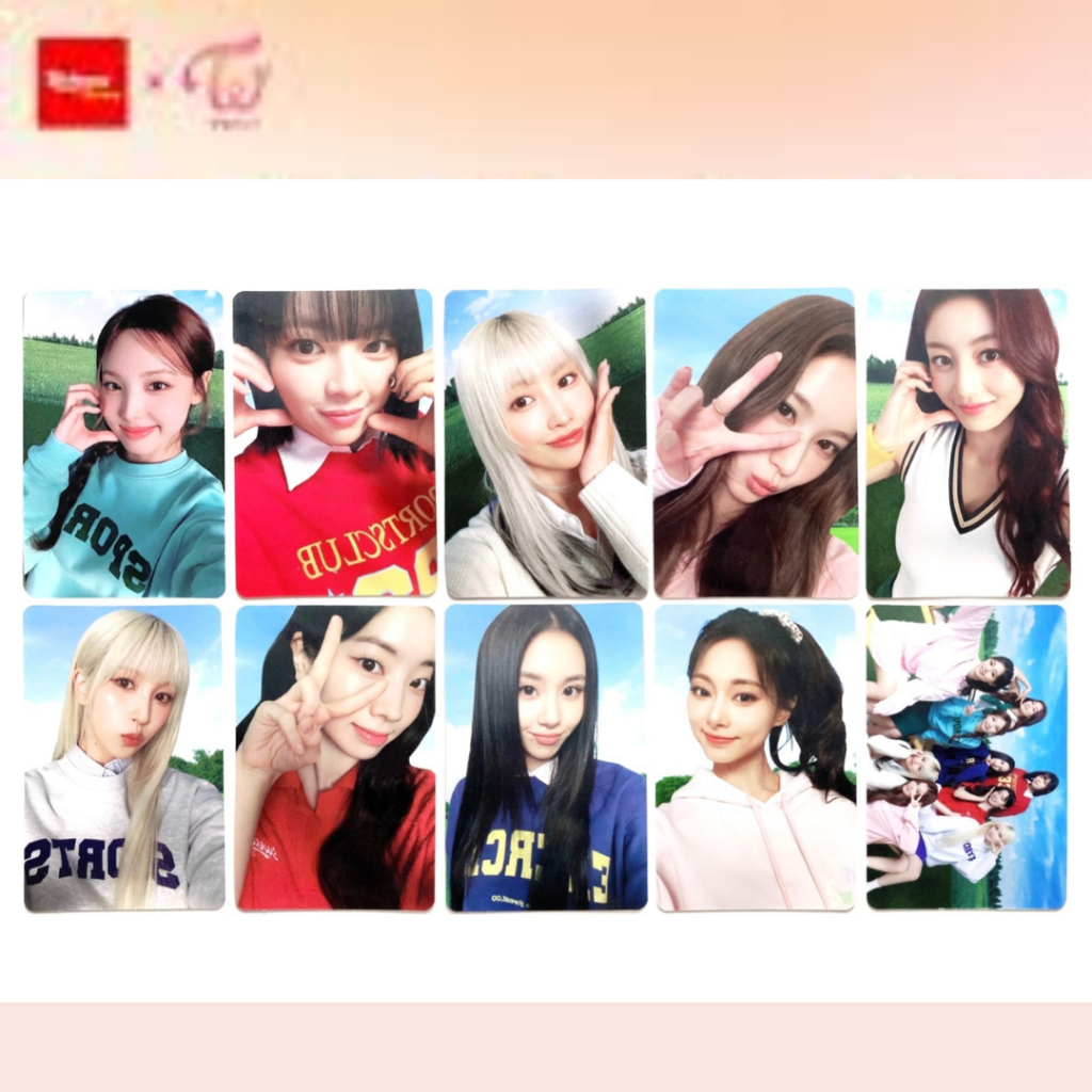 TWICE X RICHEESE PHOTOCARD / KPOP TWICE PC OFFICIAL MERCHANDISE