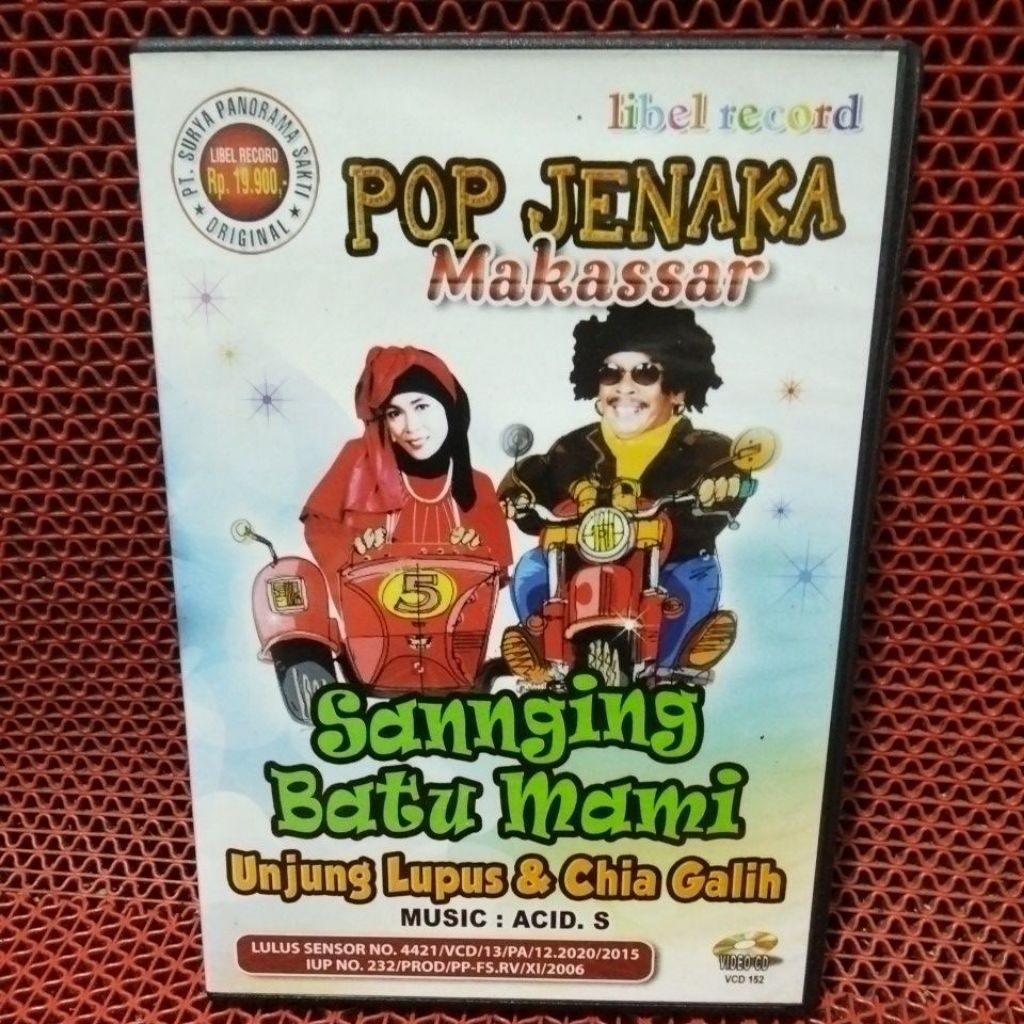 VCD POP JENAKA MAKASSAR 100% ORIGINAL KONDISI BARU