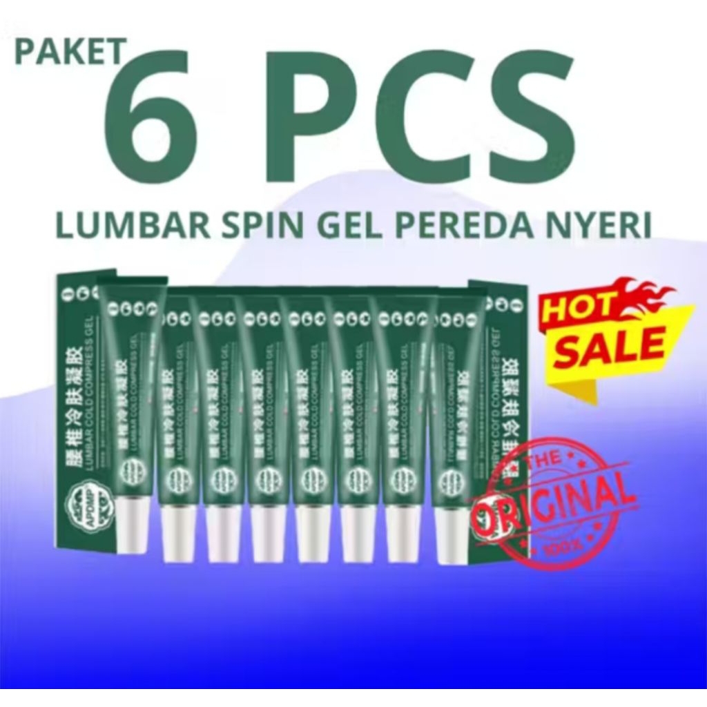 (DAPAT 6 PCS) Salep Gel Cina Lumbar Original - Pereda Nyeri Otot dan Sendi