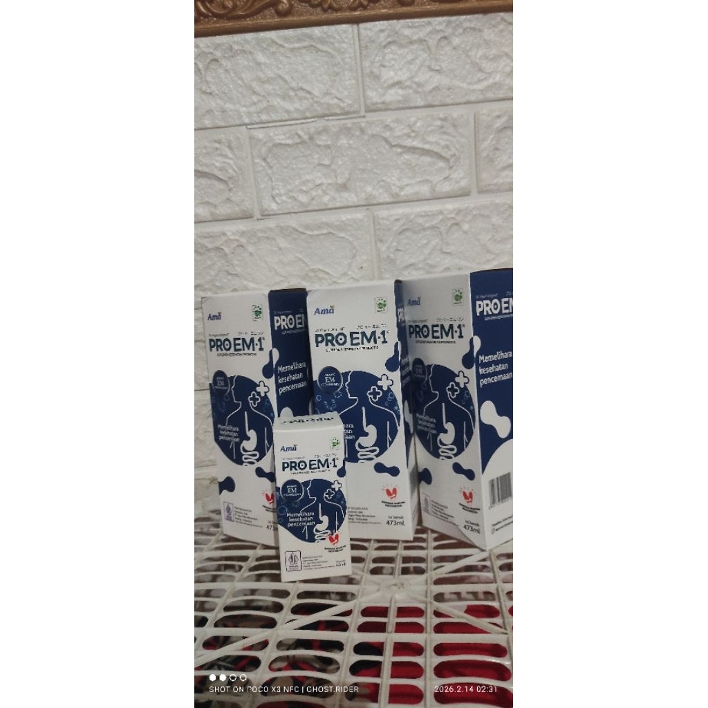 PRO EM1 probiotik Rasa Anggur Original +folic acid