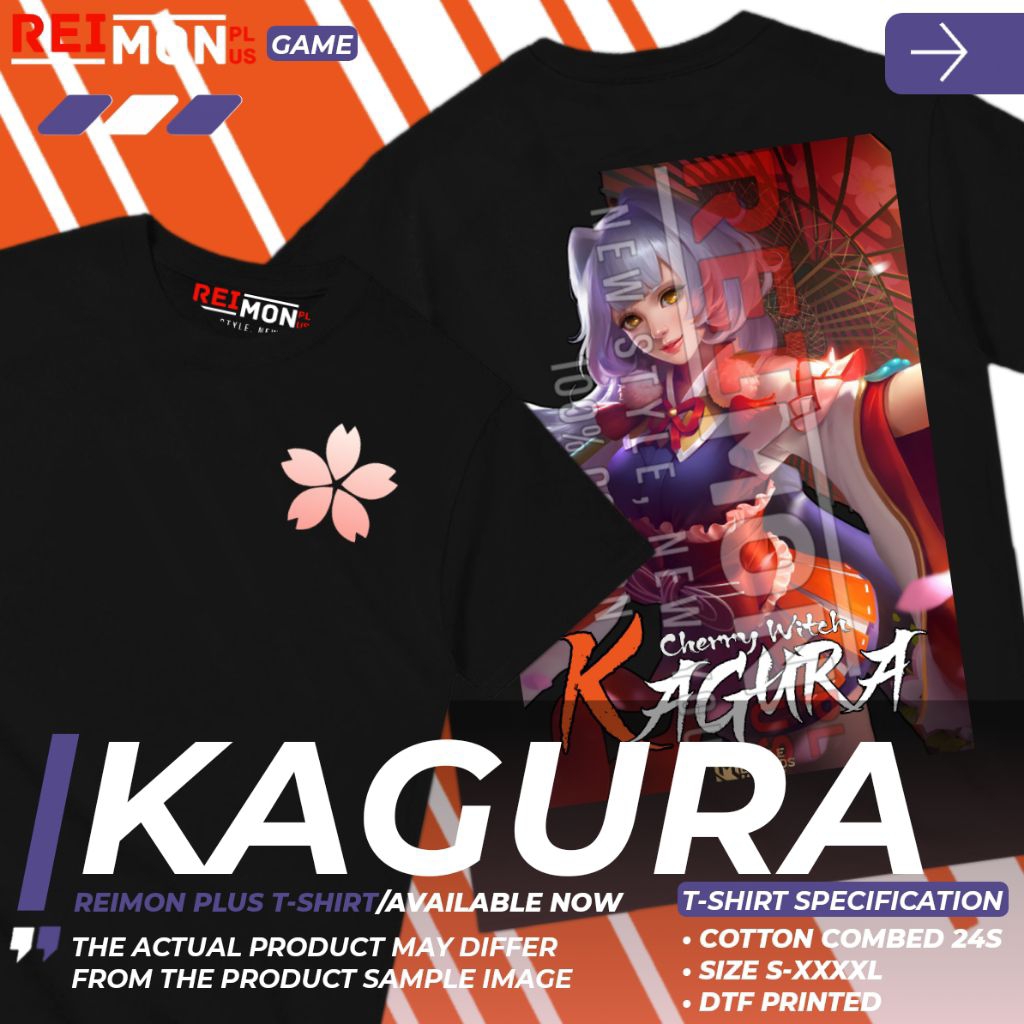 REIMON PLUS T-Shirt Kagura Cherry Witch Mobile Legends: Bang Bang - Kaos Game