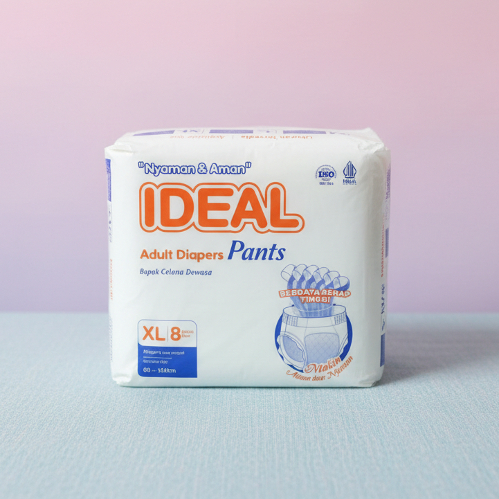 Ideal Popok Celana Dewasa Size XL / Pampers Dewasa Ideal Size XL / Diapers Dewasa Ideal Size XL