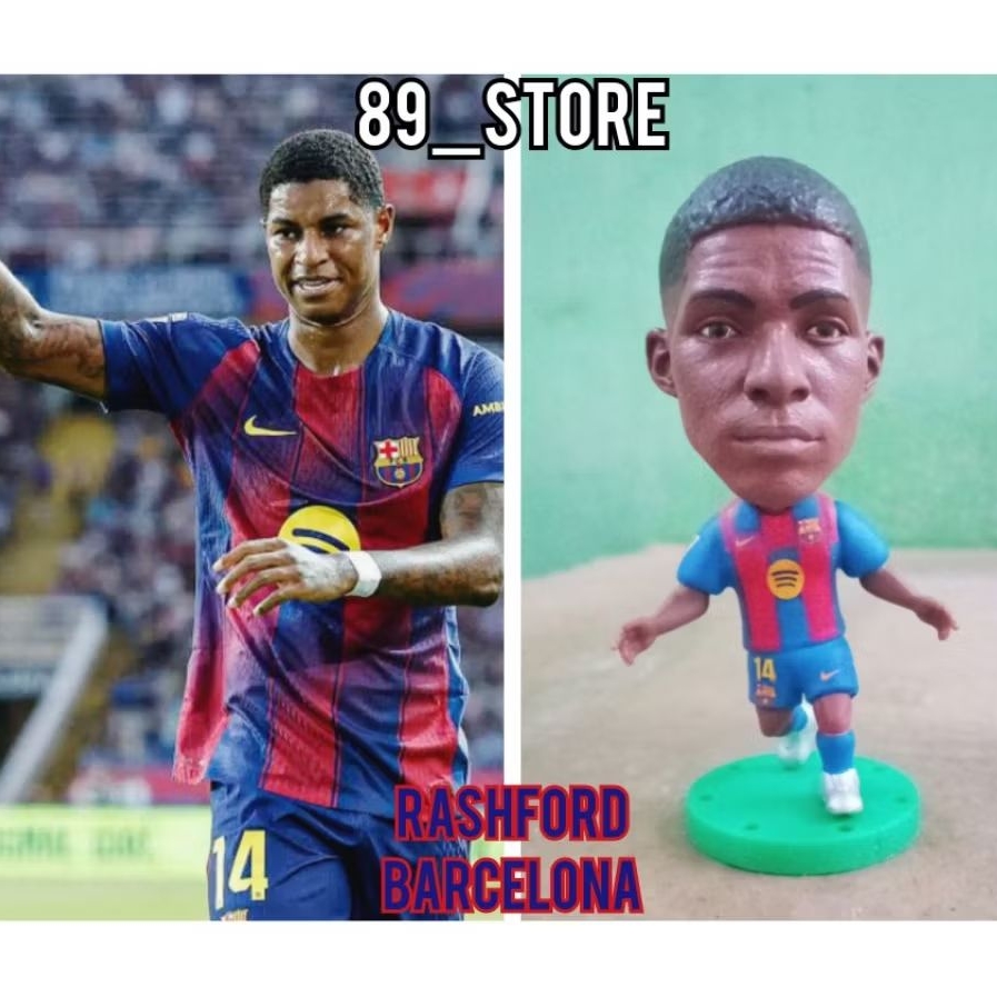 Pre Order Figure Soccer Kodoto Soccerwe Repaint Rashford Barcelona