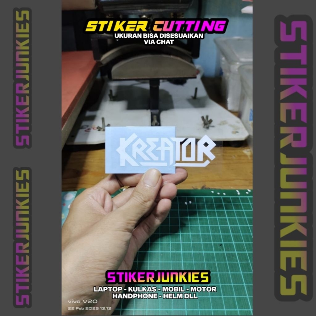 STIKER LOGO KREATOR STICKER CUTTING