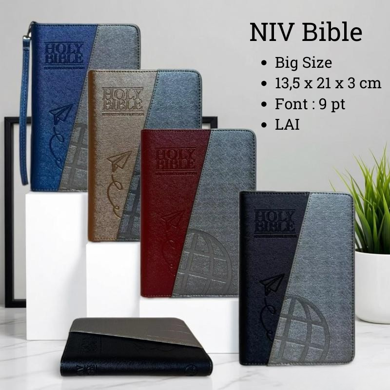 Alkitab NIV Besar Holy Bible Large Bahasa Inggris Teks Huruf Besar 064 Semarang International Bible 