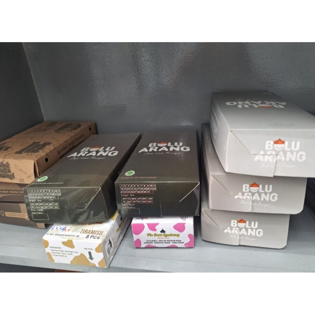 CUSTOM BOX PACKAGING UNTUK MAKANAN BRANDING DLL