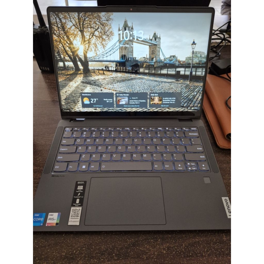 Laptop second Lenovo Ideapad Flex 5i i5 core processor 14 inch fullset